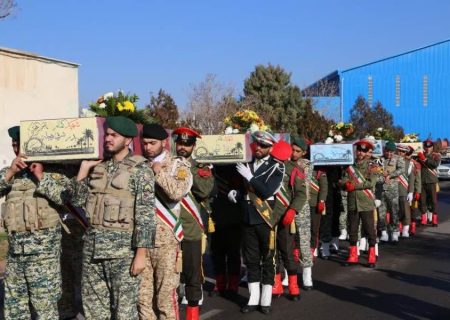 استقبال مردم تبریز از پیکر مطهر ۶ شهید گمنام دفاع مقدس