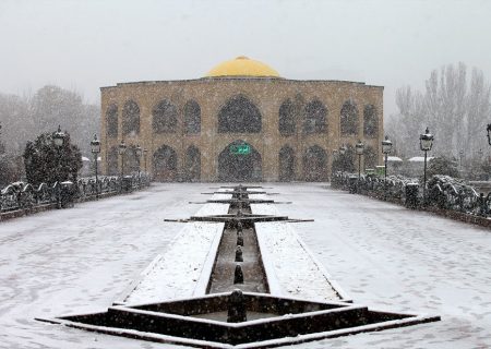 بارش برف آلودگی هوای تبریز را کاهش داد