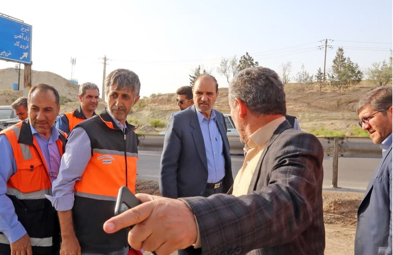 طرح تعریض بزرگراه شهید کسایی تبریز ۹۰ درصد پیشرفت دارد