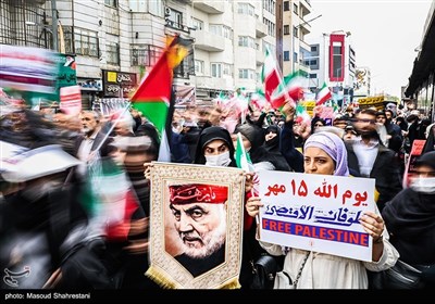 راهپیمایی محکومیت جنایت های رژیم اسرائیل در آذربایجان شرقی برگزار شد