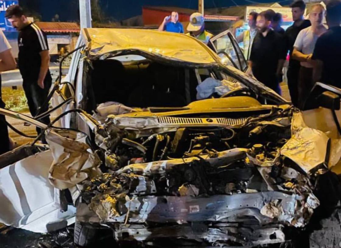 تصادف در جاده میانه – قره آغاج یک کشته و هفت مصدوم داشت