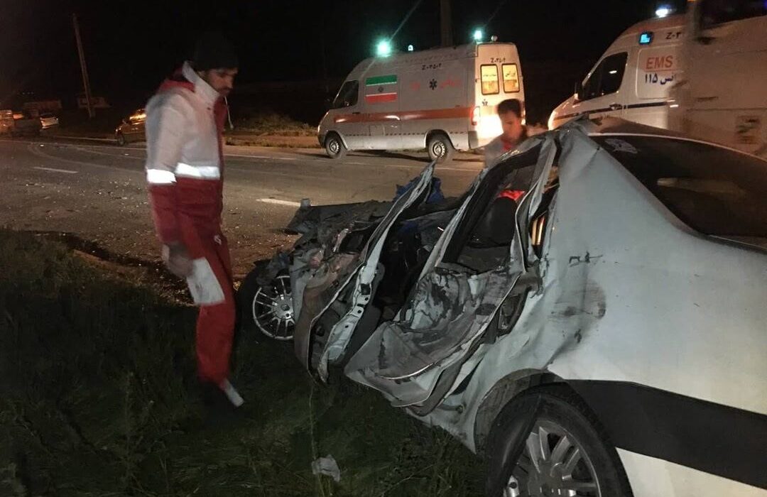 حادثه رانندگی در جاده صوفیان یک کشته و ۶ مصدوم بر جای گذاشت