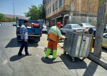 تداوم ساماندهی باکس‌های زباله تبریز در فصل تابستان