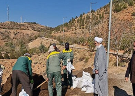 شعار خواستن توانستن است در تفرجگاه عینالی نمود پیدا کرده است