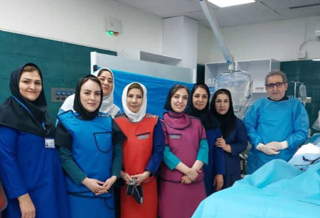 انجام اولین عمل الکتروفیزیولوژی قلب بزرگسالان در بیمارستان کودکان زهرا