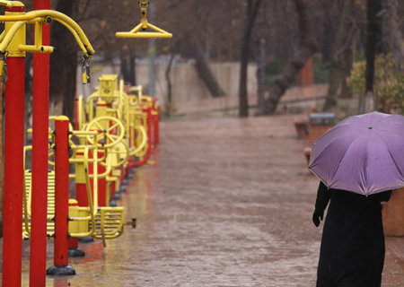 رگبار باران و کاهش نسبی دما در ۱۵ استان