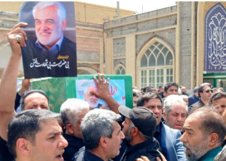پیکر دانشمند شهید طهرانچی و همسرش در حرم عبدالعظیم (ع) آرام گرفت