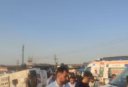 ۱۲ مصدوم بر اثر واژگونی اتوبوس در جاده آذرشهر – ایلخچی