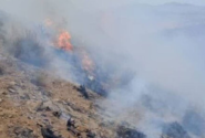 مهار آتش‌سوزی در مراتع آلماچوان شهرستان مراغه