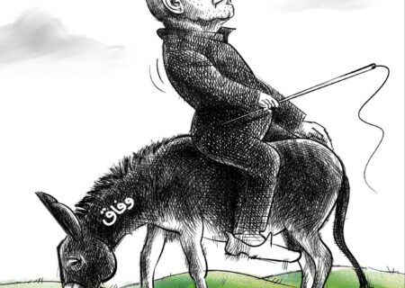 کاریکاتور جنجالی درباره رئیس‌جمهور