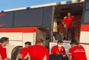 انحراف از جاده اتوبوس حامل زائران ایرانی/ ۴۳ نفر مصدوم شدند