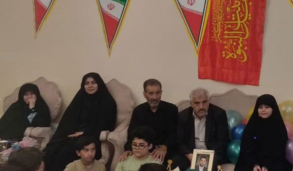 یاد و خاطره شهید «مهدی بزرگی» در جشن تولد دخترش گرامی داشته شد