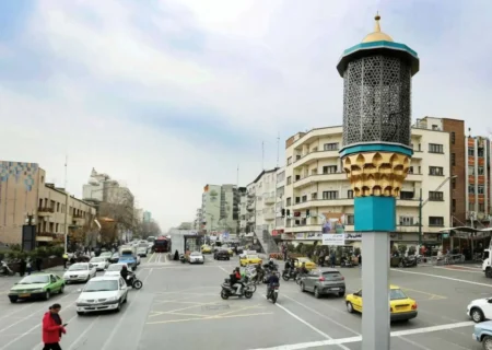 نصب بلندگوهای اعلان وضعیت خطر قرمز در تهران
