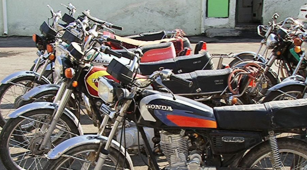 کشف ۶۱ دستگاه موتور سیکلت مسروقه رسوبی در چاراویماق