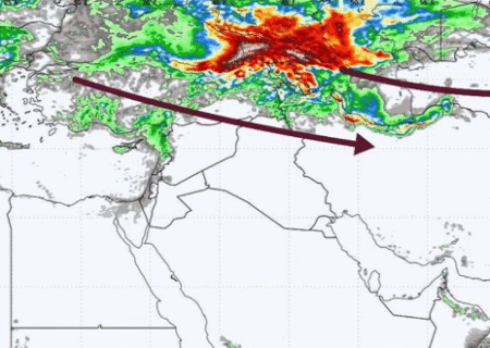 بارش باران در پنج استان کشور