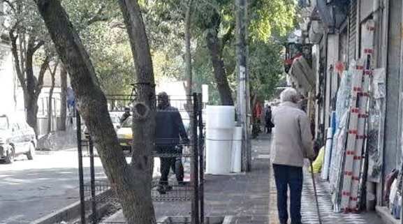 اجرای سنگفرش تربیت غربی(بالا تربیت) پروژه ای انسان محور در بافت تاریخی شهر