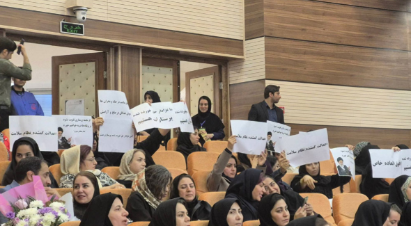 اعتراض سفید در روز پرستار؛ صدای بی صدایان نظام سلامت در تبریز