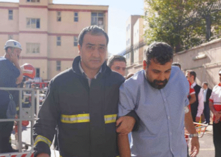 مانور عملیاتی اطفا و امداد بیمارستانی در تبریز برگزار شد