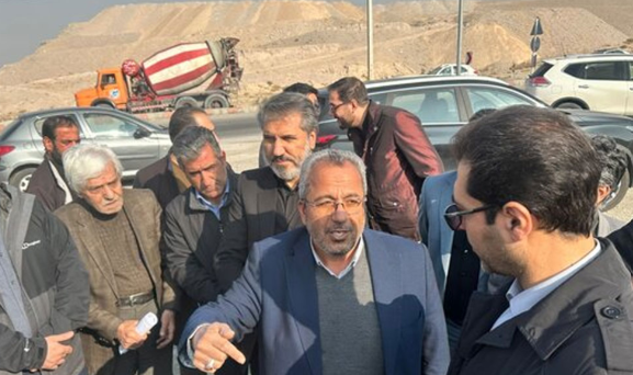 حل مشکل ۱۴ ساله مسیر خروجی شهرک صنعتی شهید سلیمانی تبریز