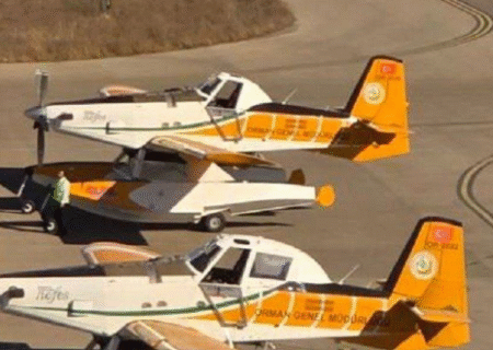 هواپیماهای آب‌پاش ترکیه ای وارد ایران شدند