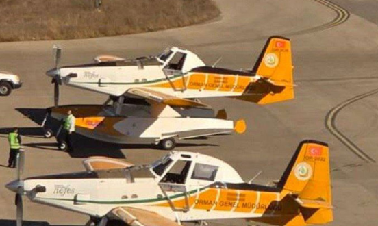 هواپیماهای آب‌پاش ترکیه ای وارد ایران شدند