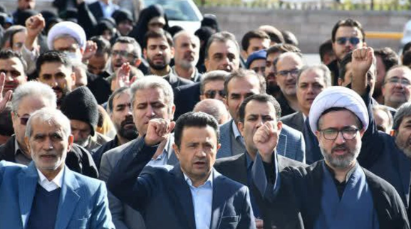 محکومیت جنایات آمریکا و اسرائیل در دانشگاه تبریز 